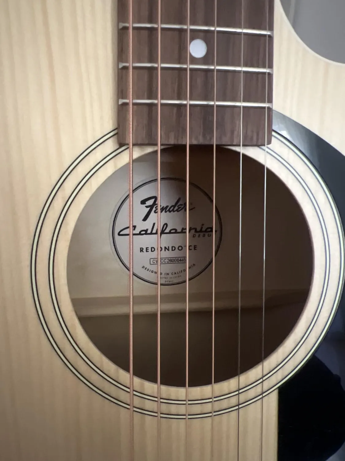 Fender Redondo CE chitarra elettroacustica Sunburst spalla mancante