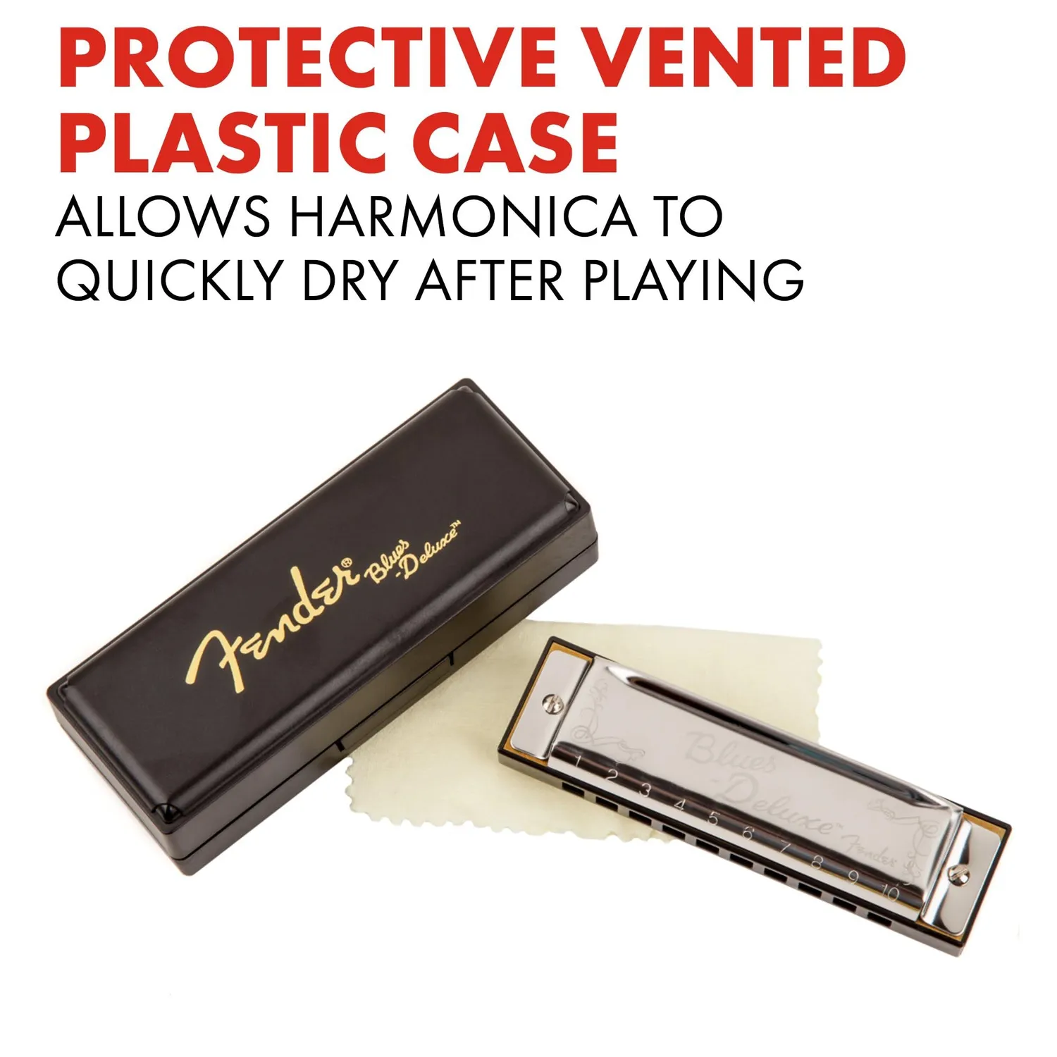 Fender Blues Deluxe Armonica Diatonica Do Singola 10 Fori