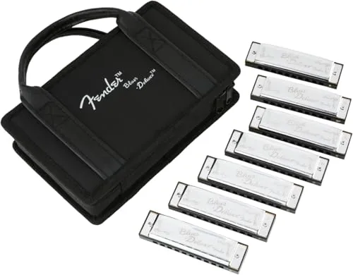 Fender Blues Deluxe set 7 armoniche diatoniche custodia
