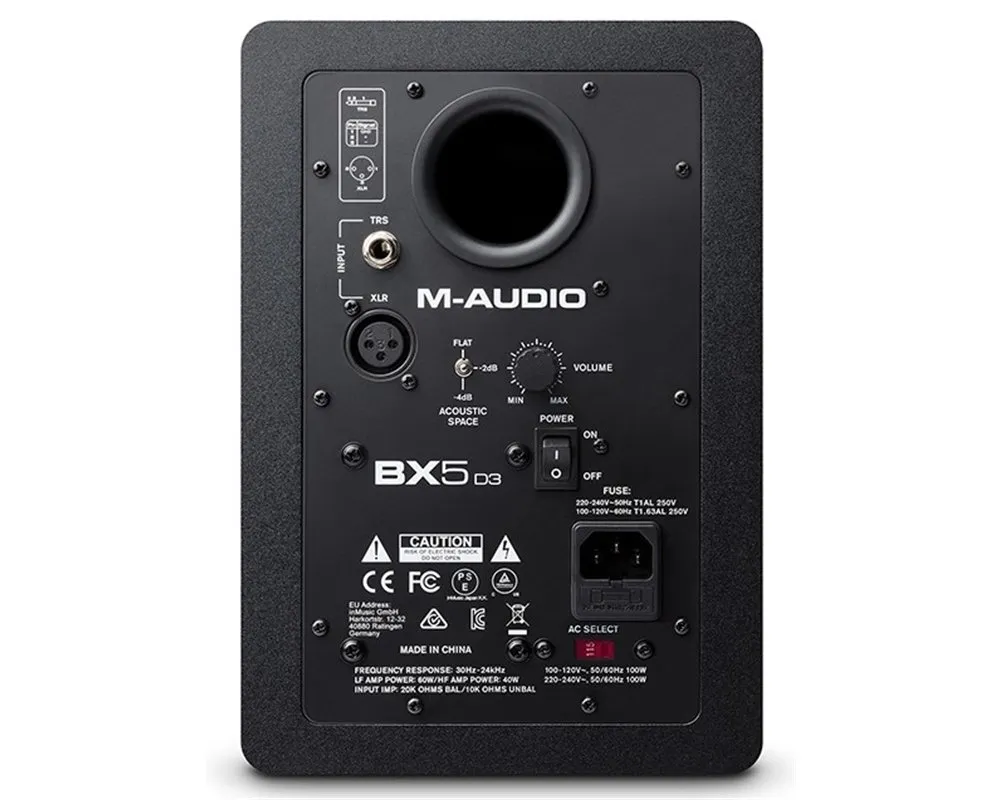 M-Audio BX5 D3 coppia monitor studio biamplificati