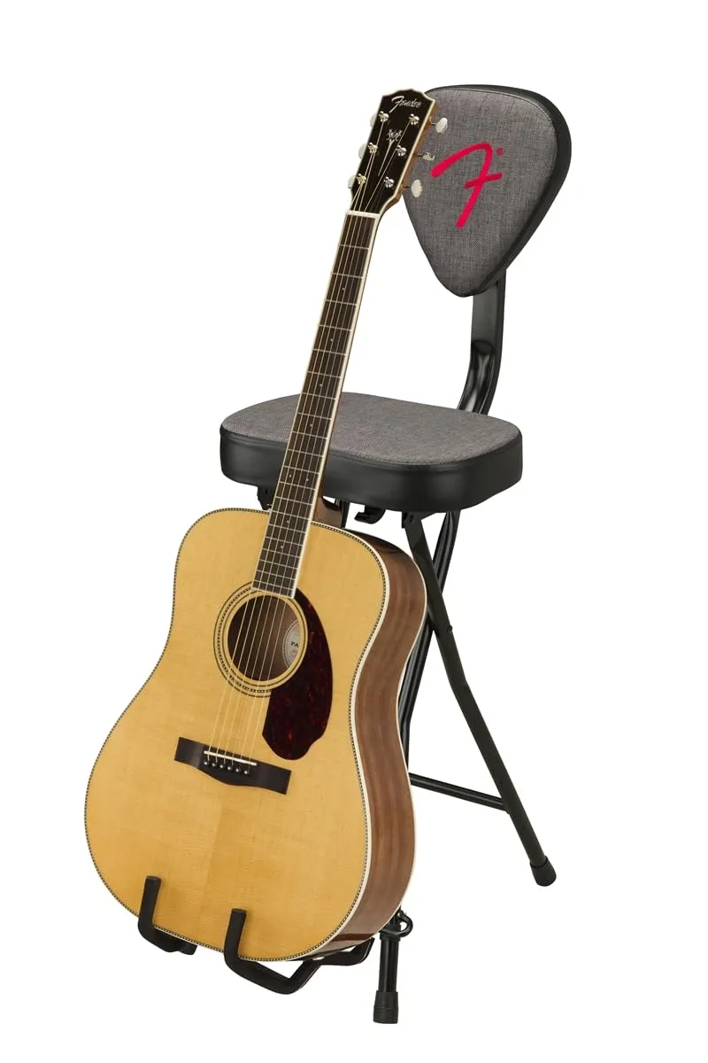 Fender 351 sgabello supporto chitarra pieghevole Grigio Tweed