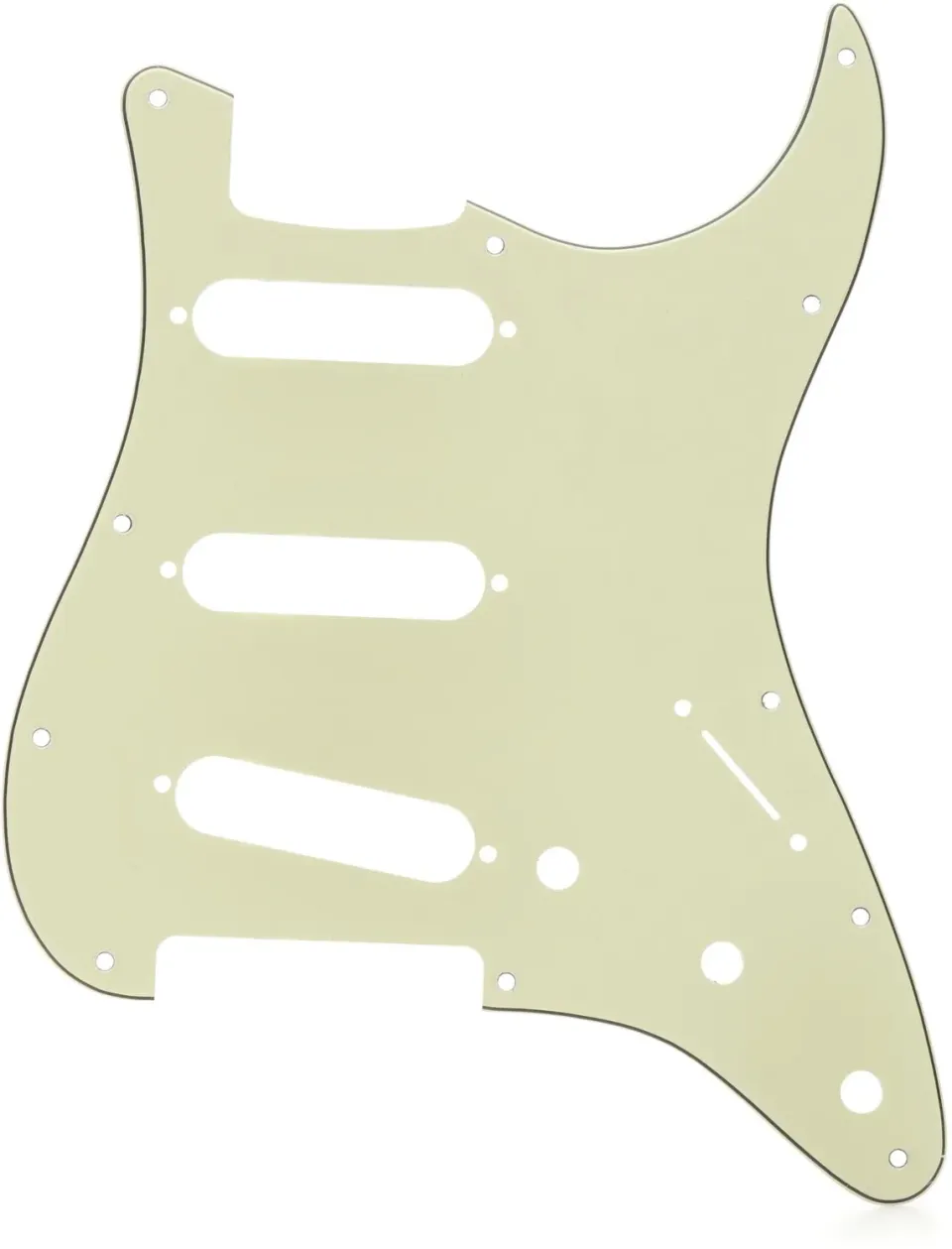 Fender Strat S/S/S battipenna 11 fori mint green