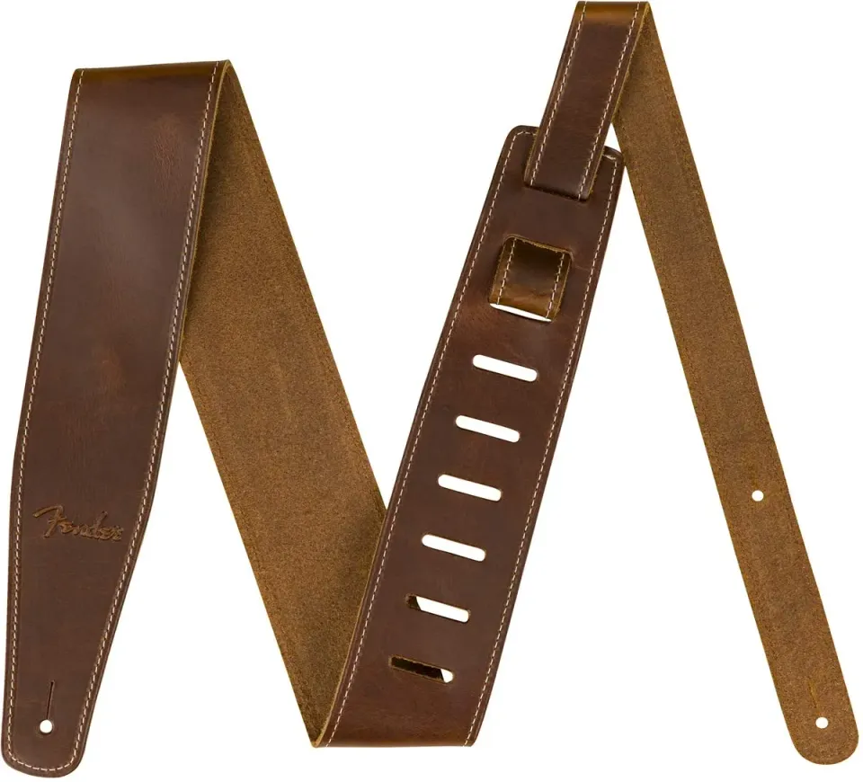 Fender Tracolla Chitarra Pelle Abbronzatura 6,3 cm