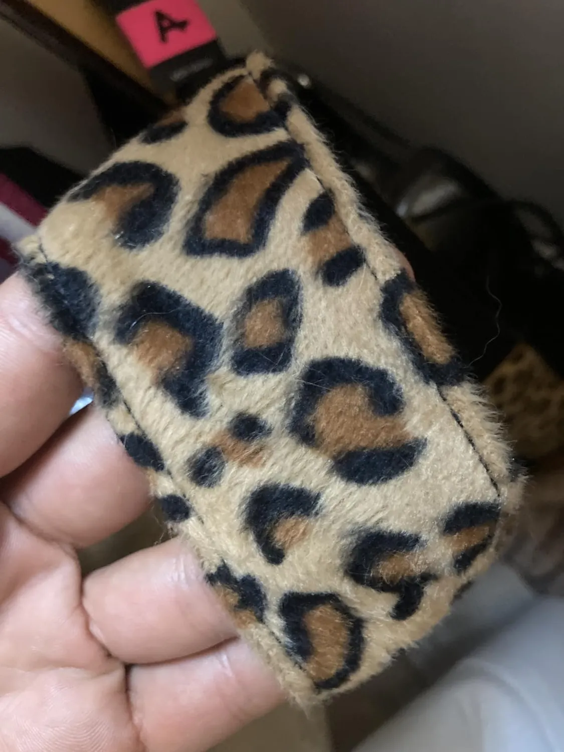 Fender Wild Animal tracolla chitarra Marrone 2" leopardata