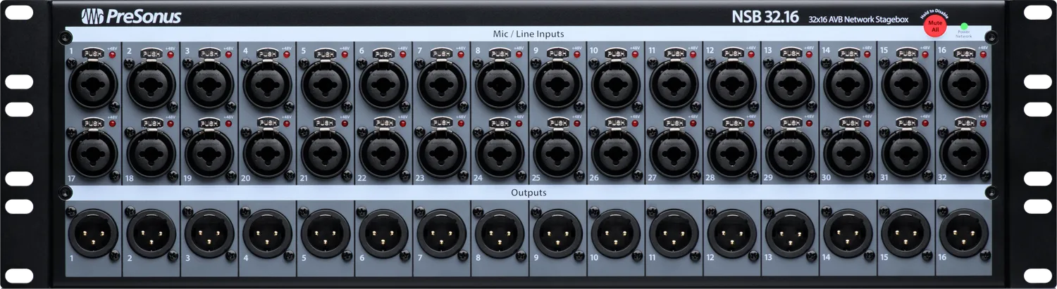 PreSonus NSB 32.16 stage box 32 ingressi versione EU