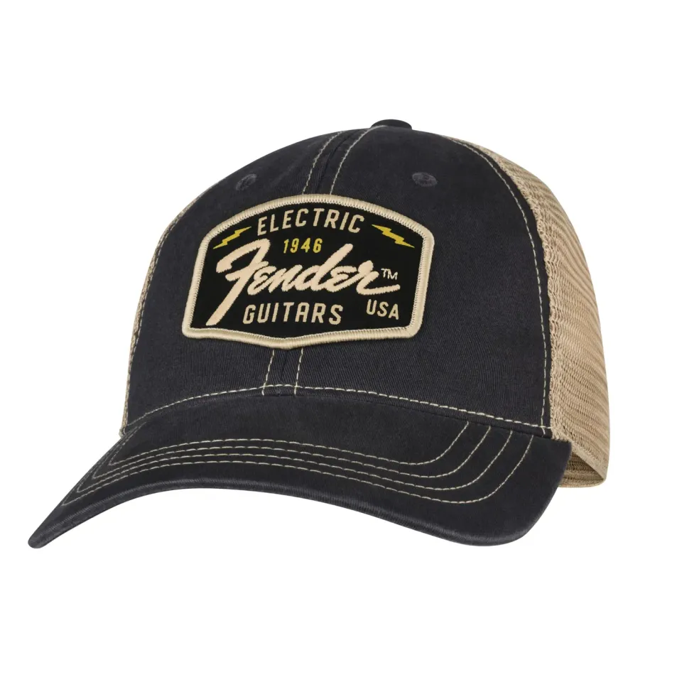 Fender Transition Logo cappello nero pietra taglia unica