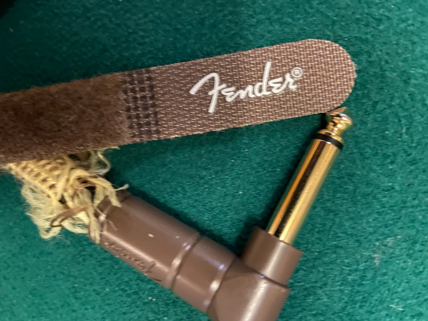 Fender Deluxe Cavo Jack Chitarra 3m Tweed dritto angolato