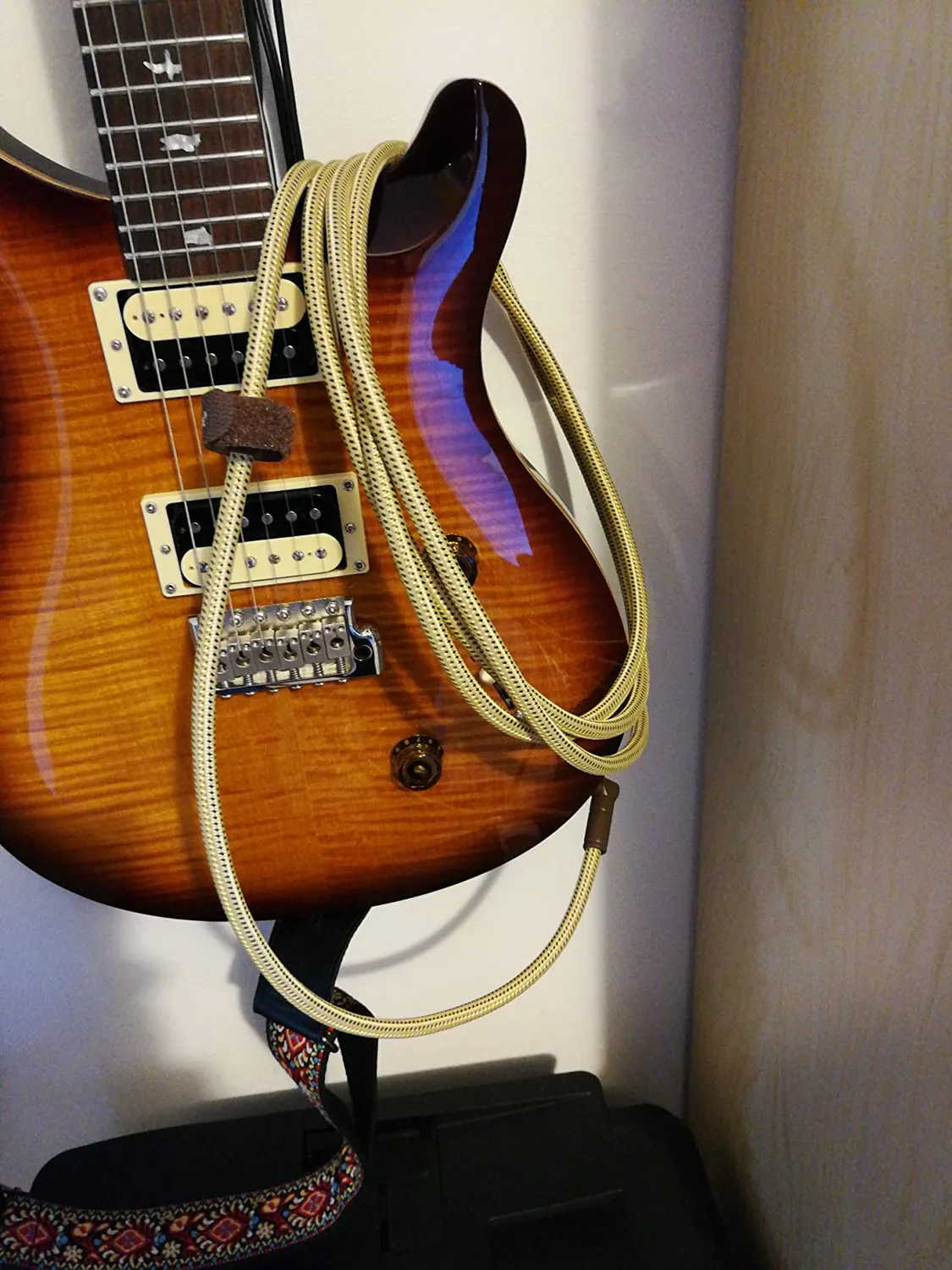 Fender Deluxe Cavo Jack Chitarra 3m Tweed dritto angolato
