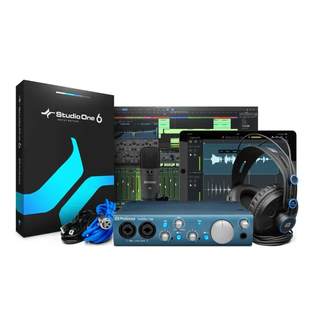 PreSonus AudioBox iTwo Studio scheda audio bundle studio