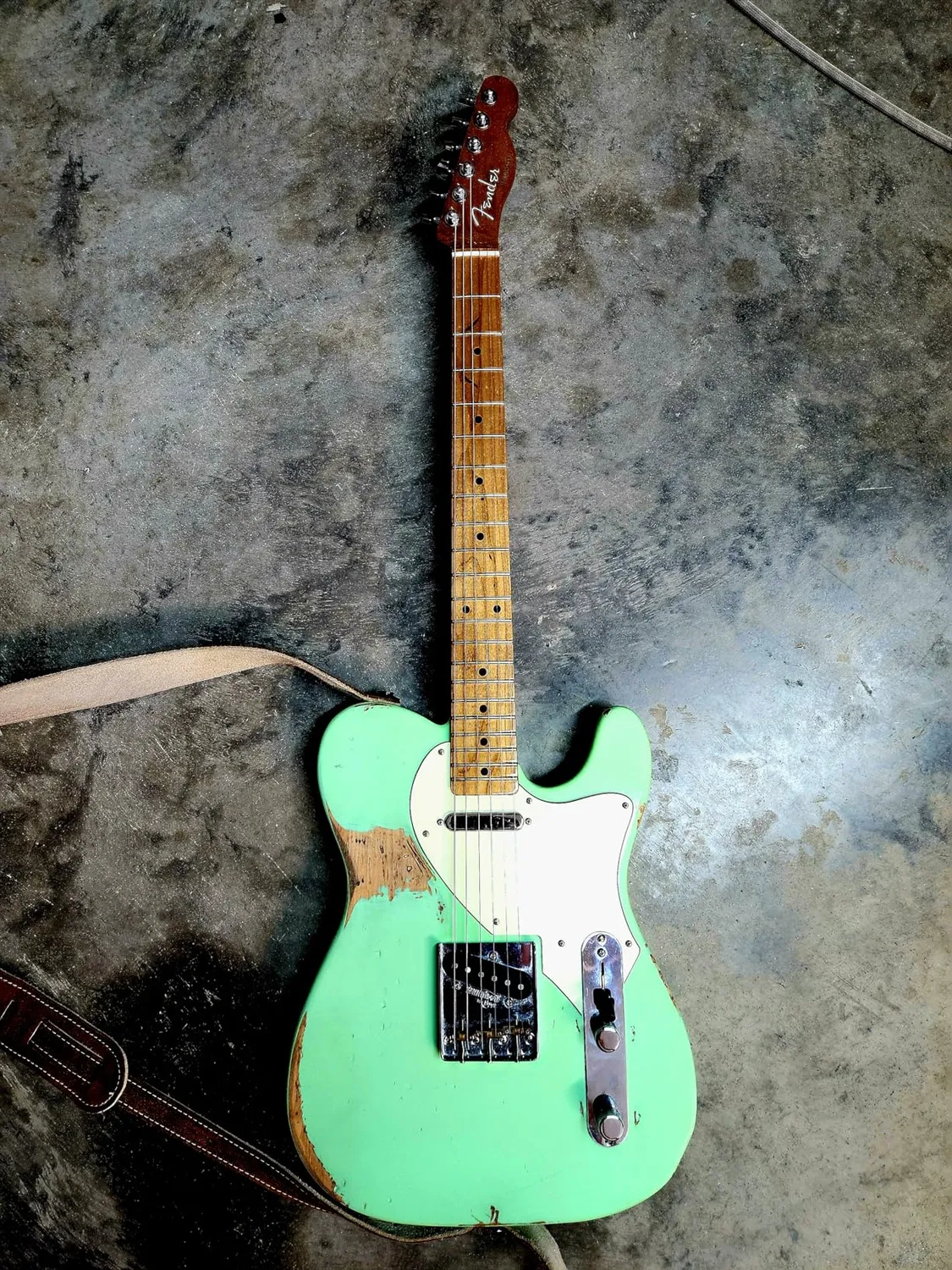 Fender Vintera Mod 60s Tele manico chitarra roasted 21 tasti