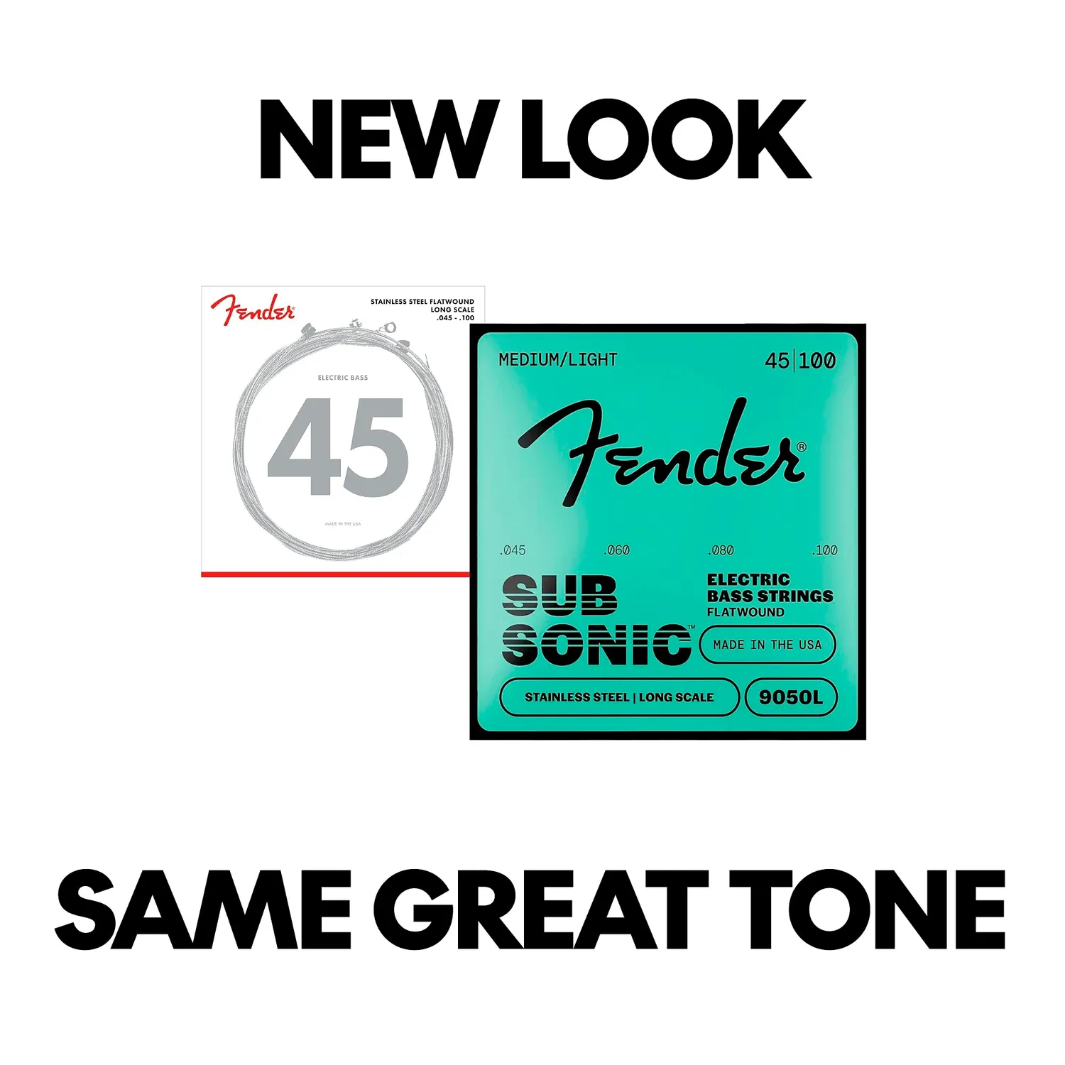 Fender SubSonic 9050L Corde Basso Flatwound 45-100