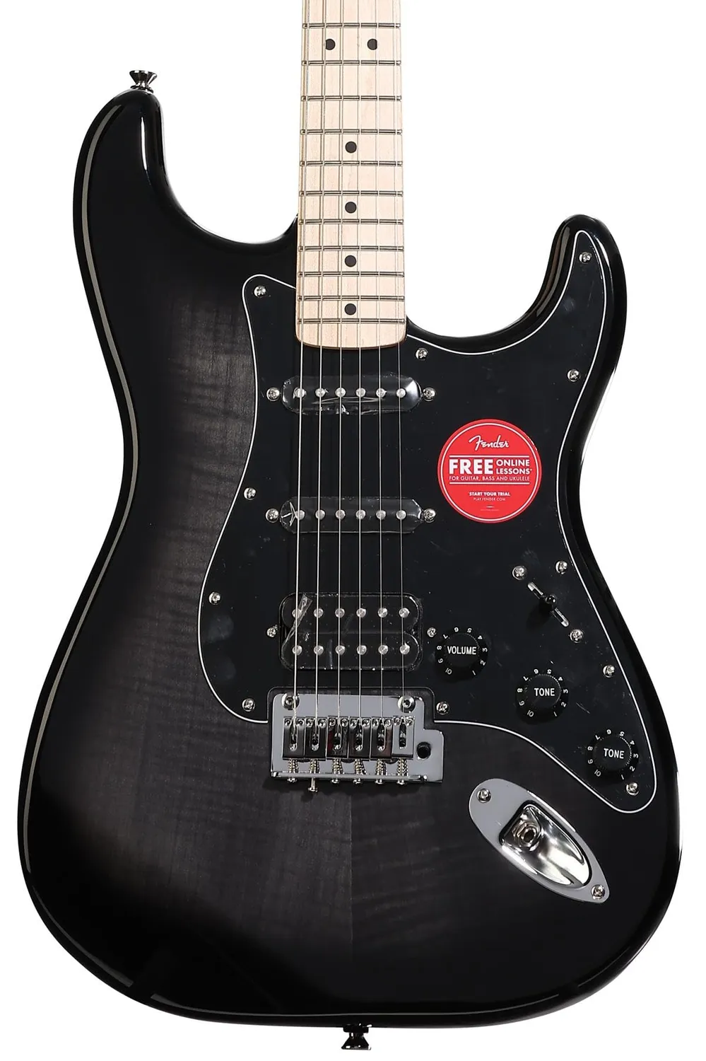 Fender Affinity Stratocaster FMT HSS Chitarra Elettrica Black Burst acero