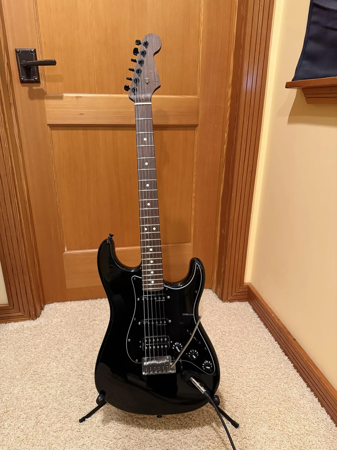 Fender Locking Tuners meccaniche nere 18:1 Strat Tele sfalsate
