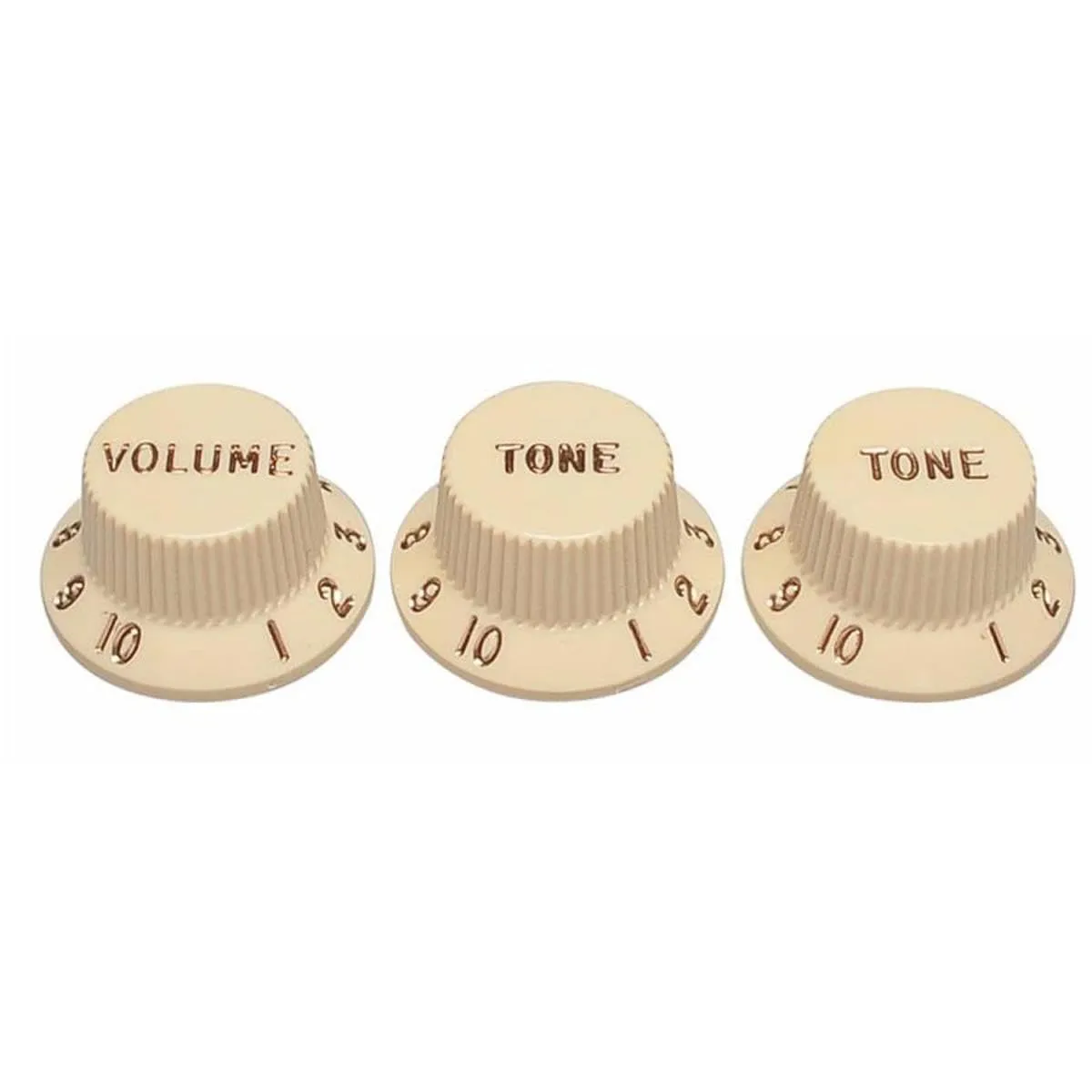 Fender Strat manopole volume tono nere set 3 pezzi