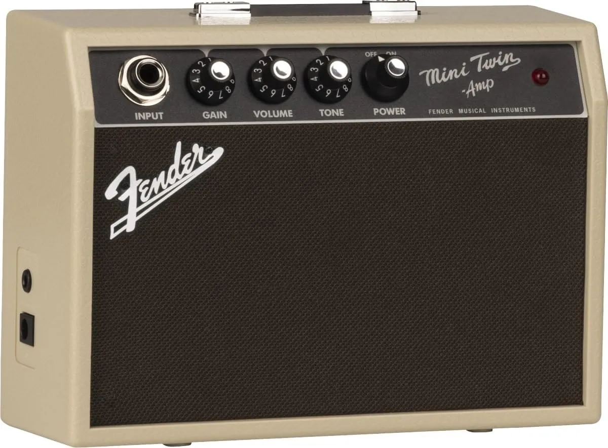 Fender Mini '65 Twin Amp amplificatore chitarra 1W blonde cuffie