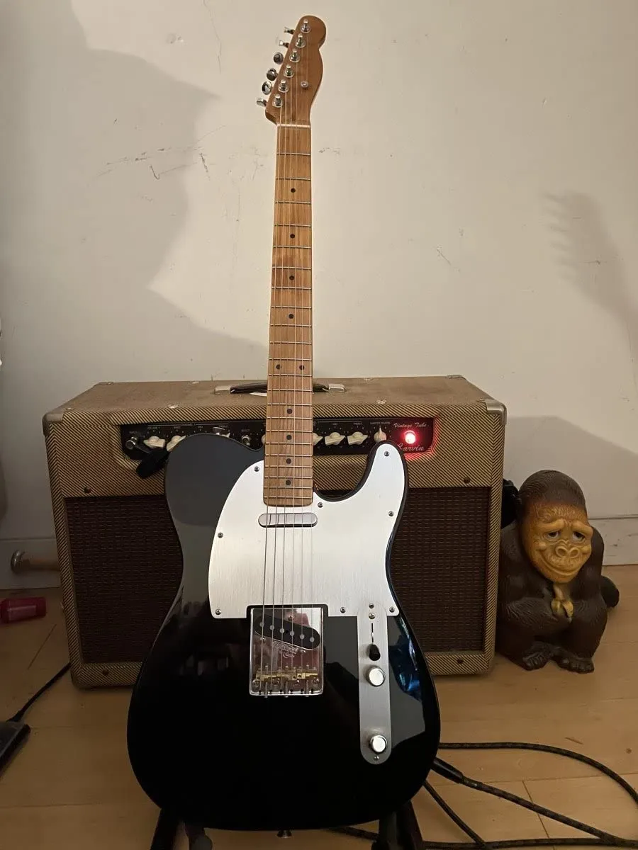 Fender Classic 60s Telecaster Corpo Ontano Rosso Lucido