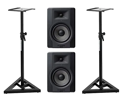 M-Audio BX5 D3 monitor studio 5" con treppiedi 2pz nero