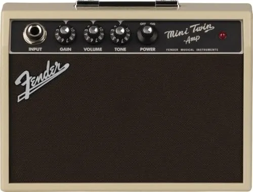 Fender Mini '65 Twin Amp amplificatore chitarra 1W blonde cuffie