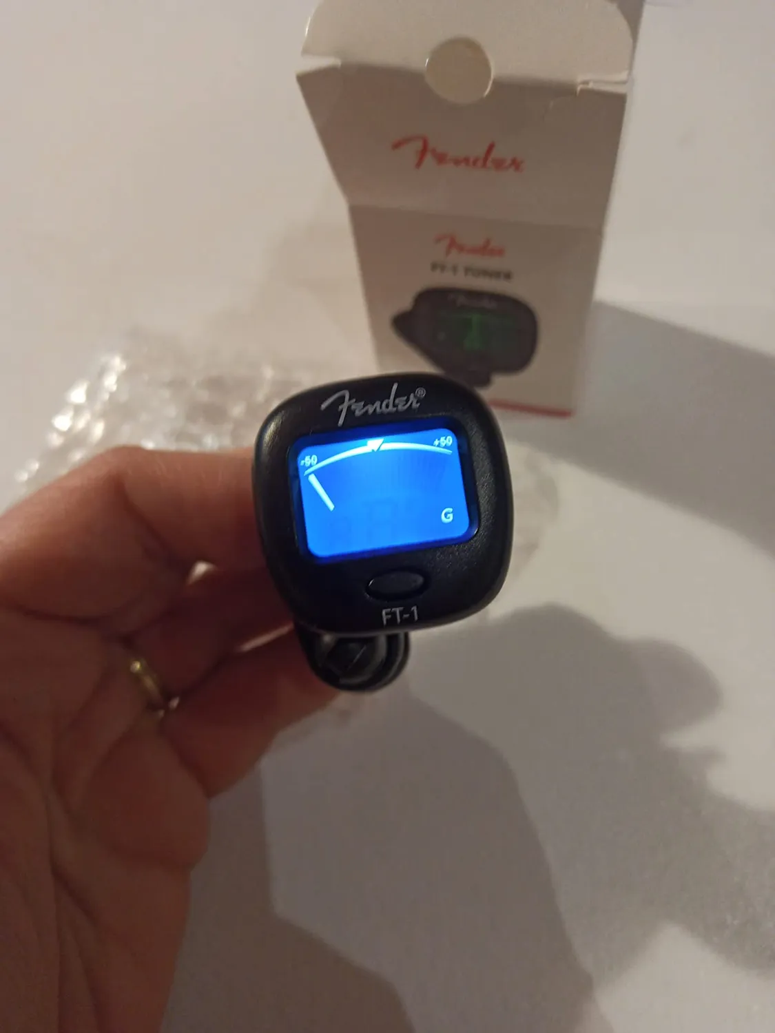 Fender FT-1 Pro accordatore clip nero Gen 1