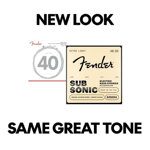 Fender 5250XL corde basso scala corta 40-95 nickel