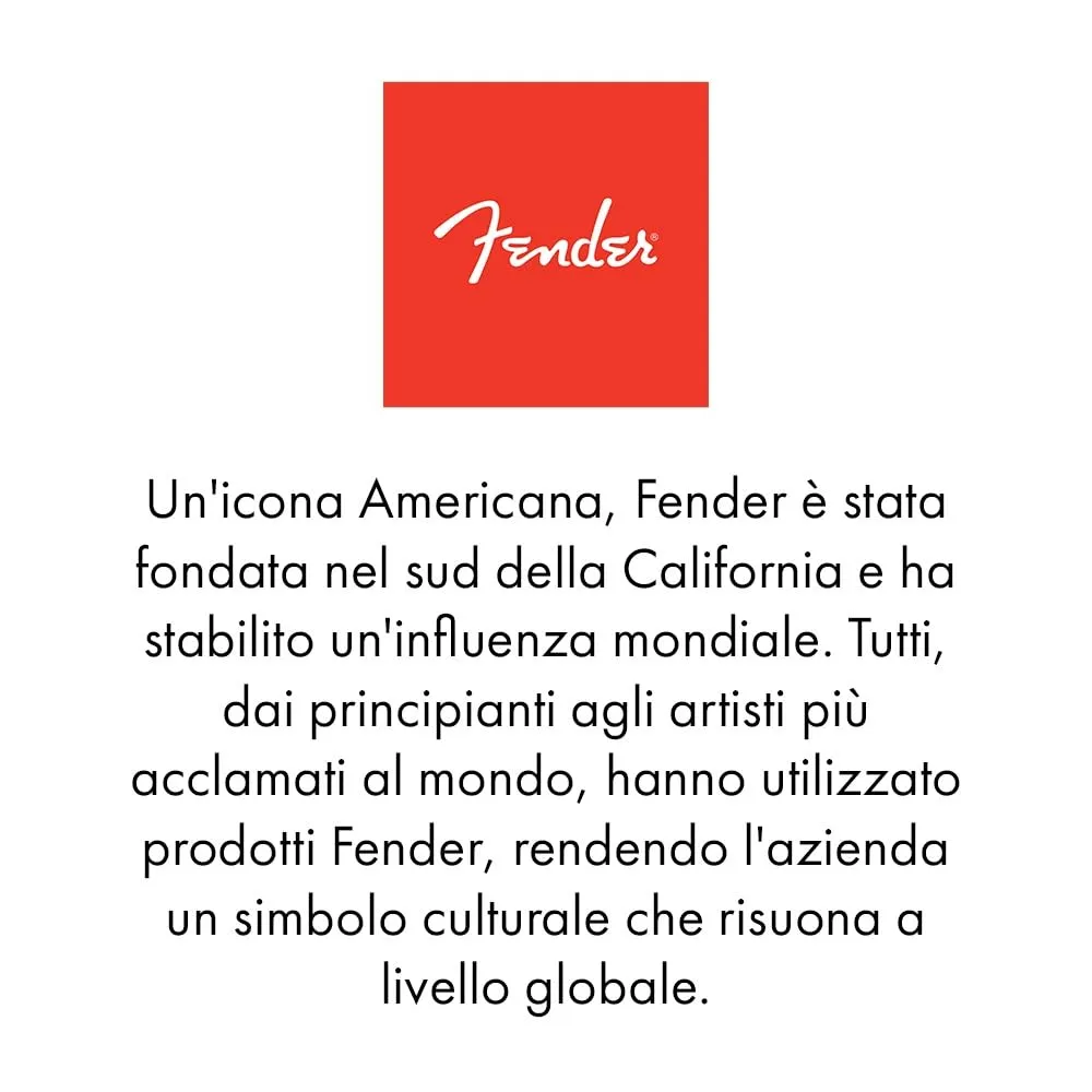 Fender Flat-Top Custodia Rigida Dreadnought Nera