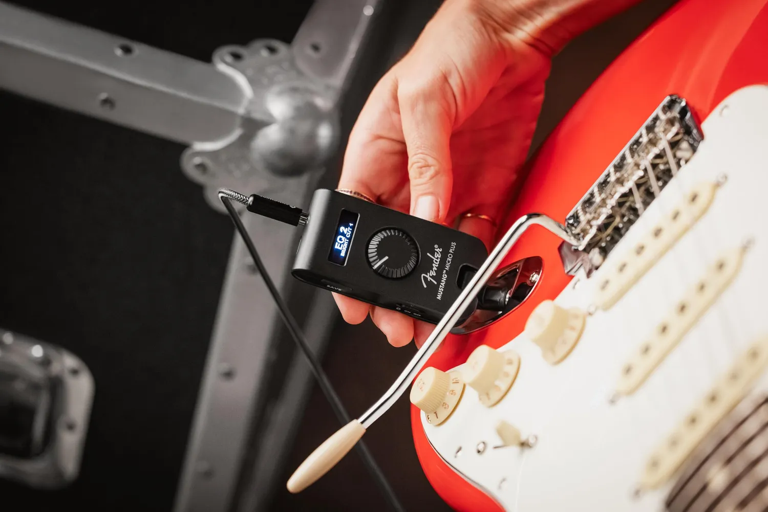 Fender Mustang Micro Plus amplificatore cuffie Bluetooth 100 preset