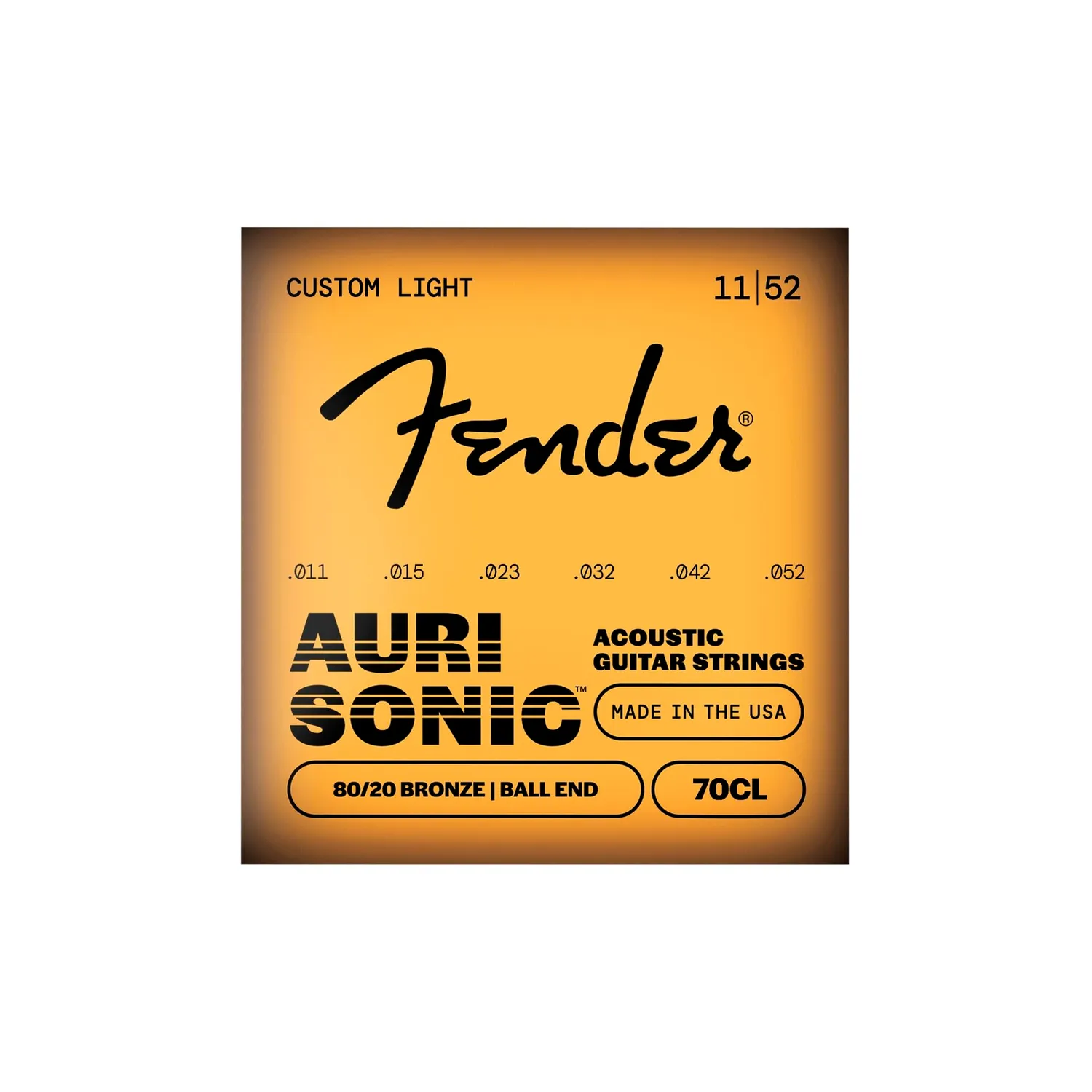 Fender 80/20 Bronze corde chitarra acustica 013-056