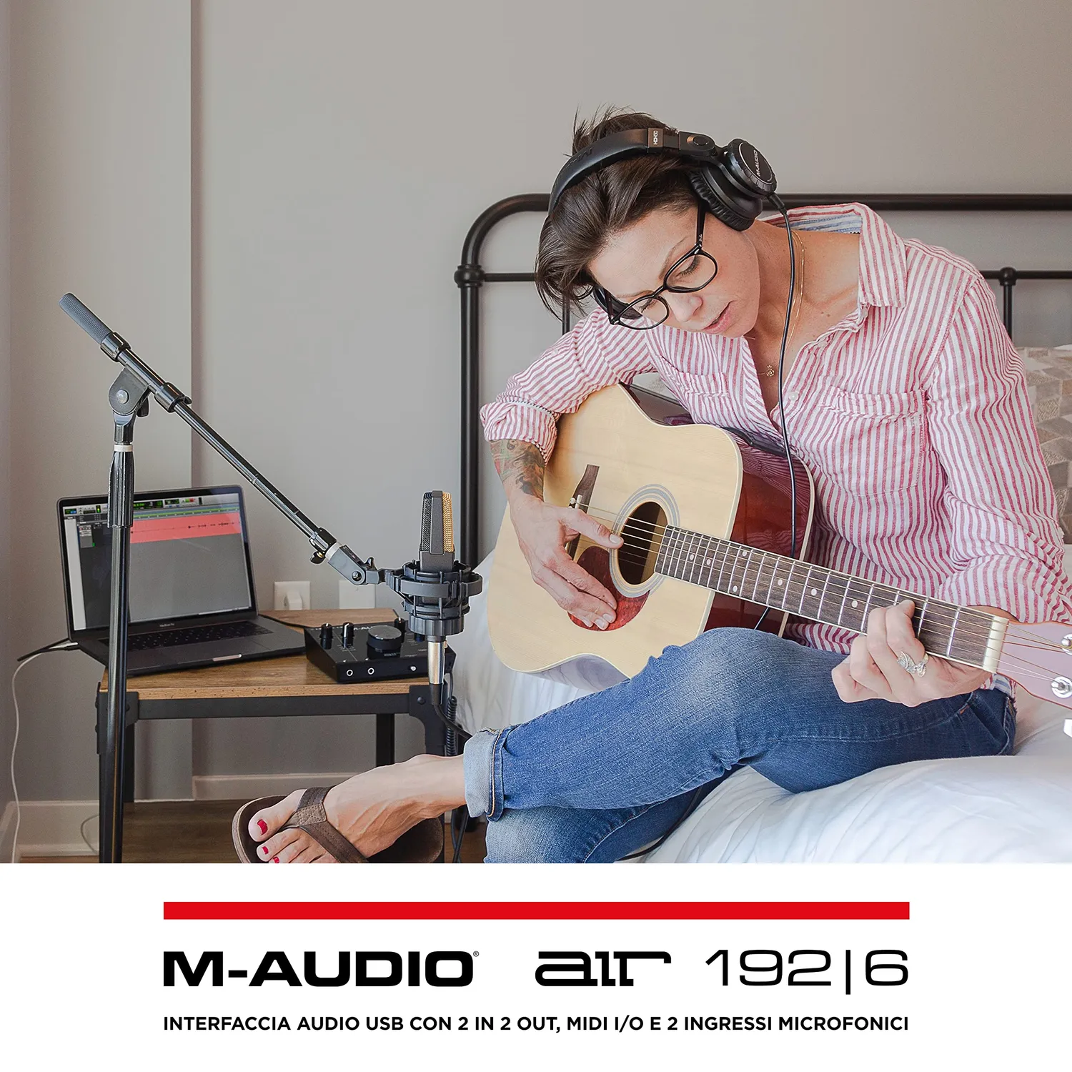 M-Audio AIR 192|6 scheda audio USB MIDI 24bit 2in
