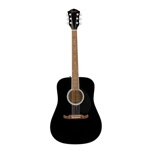 Fender FA-125 Chitarra Acustica Dreadnought Nera