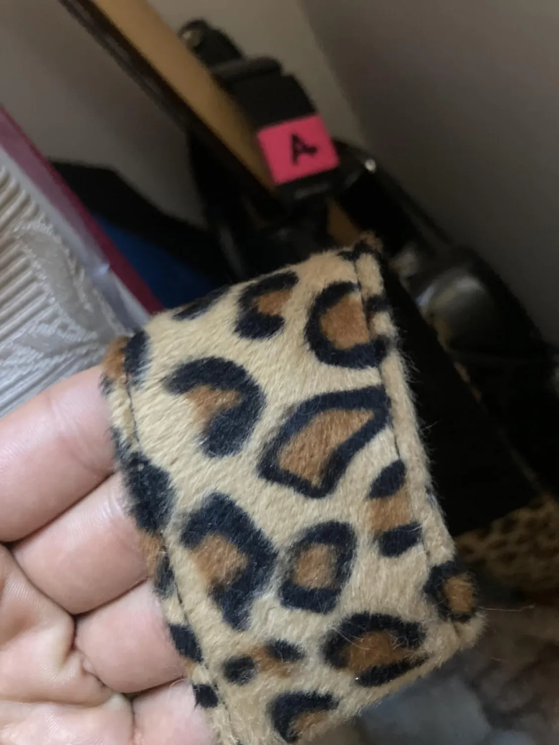 Fender Wild Animal tracolla chitarra Marrone 2" leopardata
