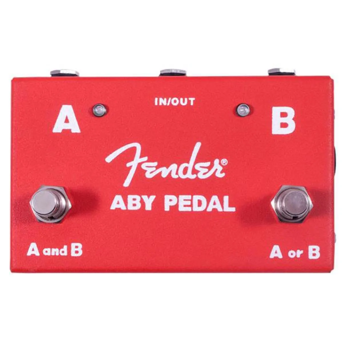 Fender ABY Switcher pedale chitarra 2 ampli rosso