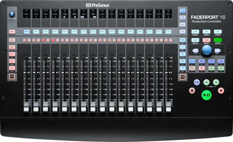 PreSonus FaderPort 16 controller DAW 16 fader motorizzati