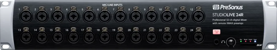 PreSonus StudioLive 24R mixer digitale rack 40 canali