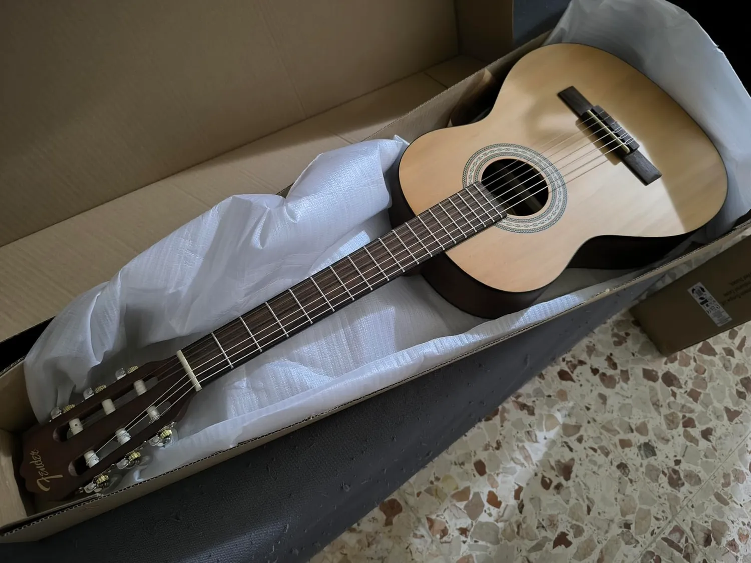 Fender FA-25N Chitarra Classica Nylon Natural Full Size