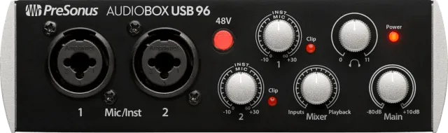 PreSonus AudioBox USB 96 scheda audio USB nera 2x2