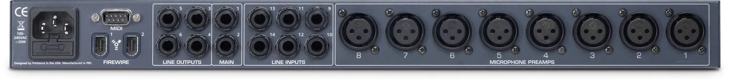 PreSonus FireStudio Tube interfaccia audio FireWire valvolare