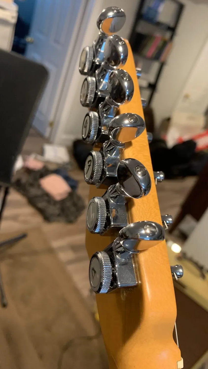 Fender Locking Tuners Meccaniche Vintage Chrome Strat Tele