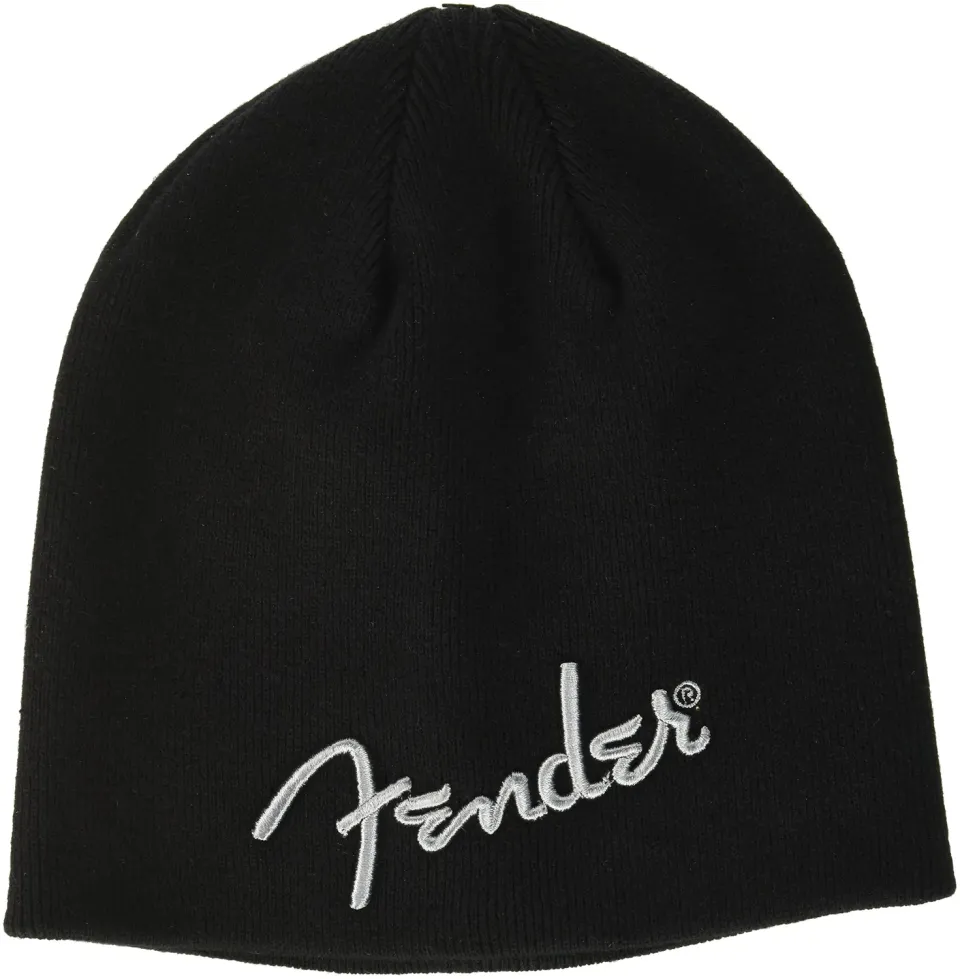 Fender 910-6111-706 Berretto Logo Nero in acrilico
