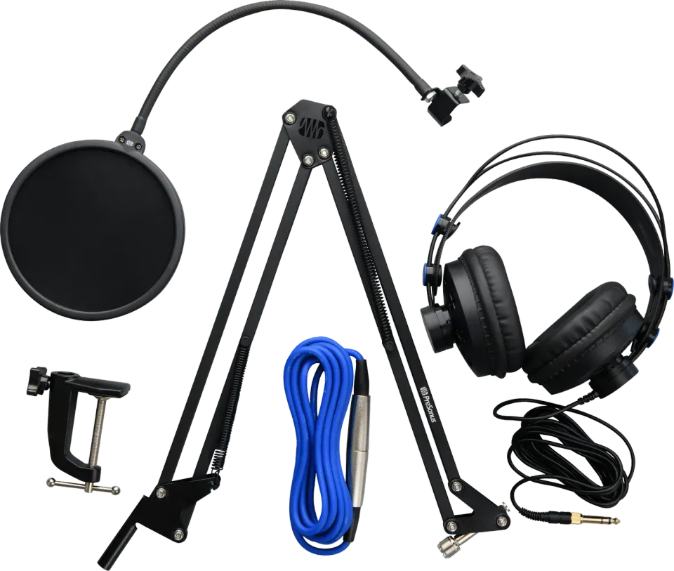 PreSonus Broadcast Accessory Pack kit podcast 4 pezzi