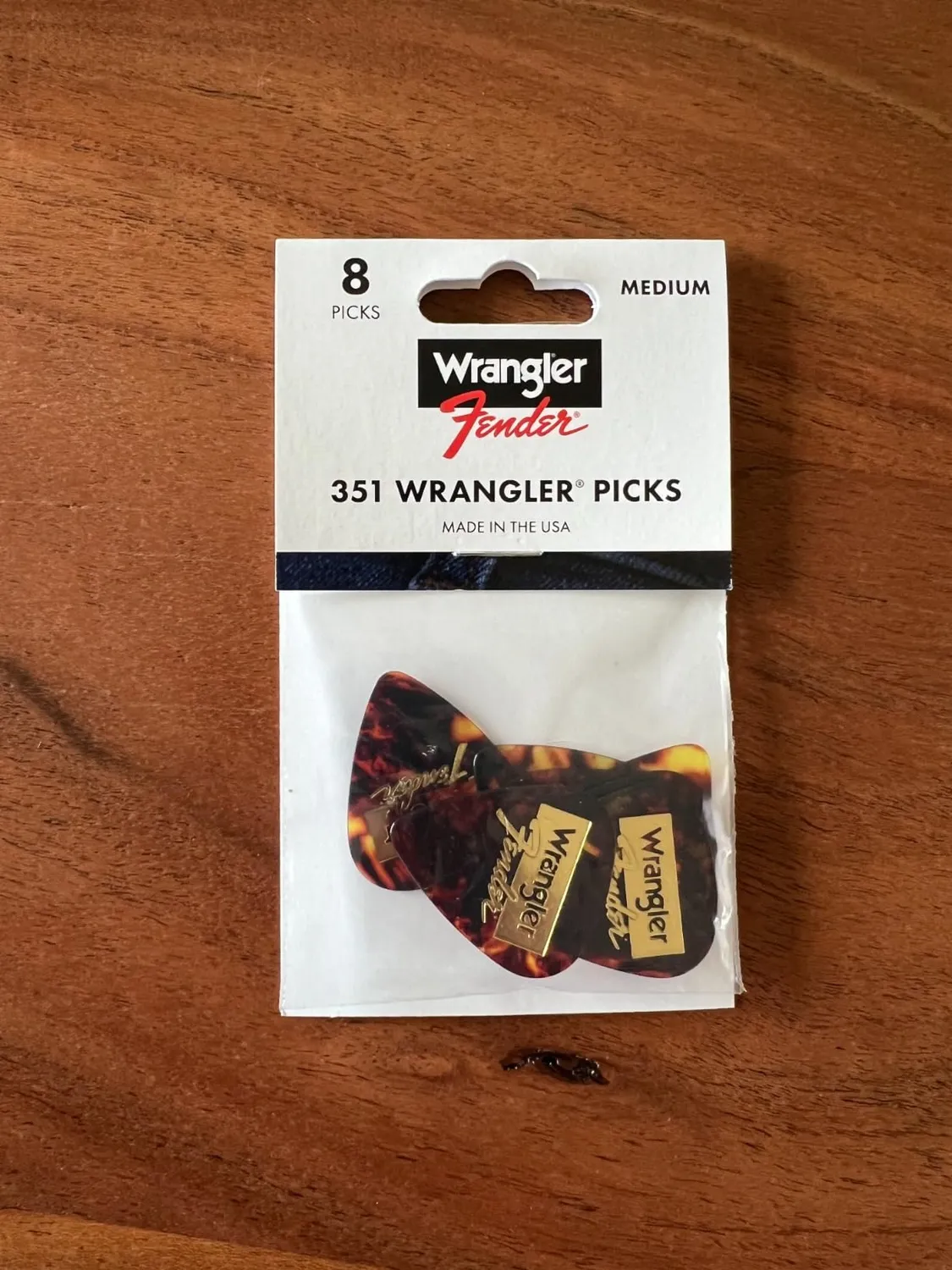 Fender Wrangler 351 plettri chitarra tartarugati 8 pezzi