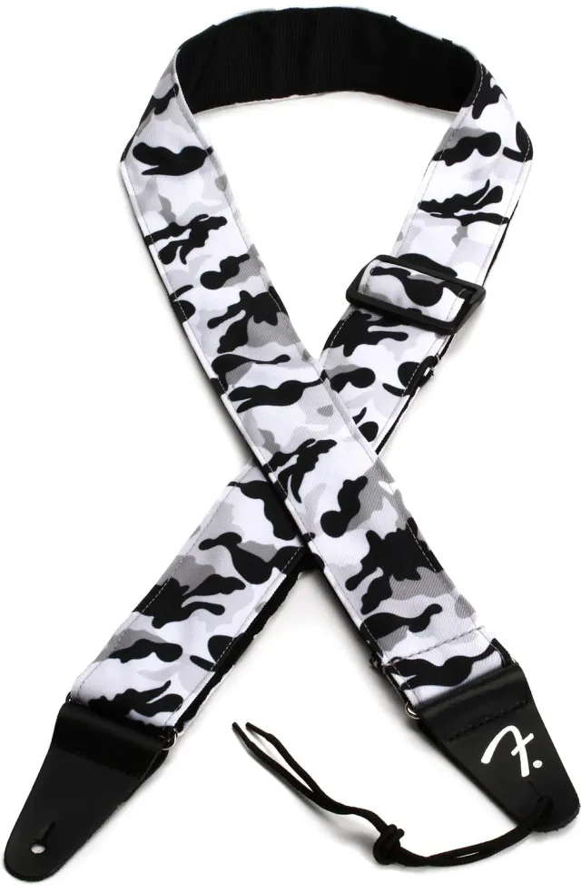 Fender Camo Strap 2 tracolla chitarra mimetico invernale 5 cm