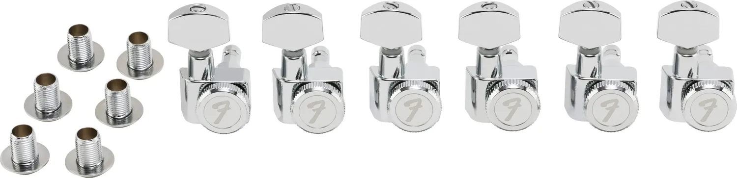 Fender Stratocaster Telecaster Locking meccaniche cromo set 6 18:1