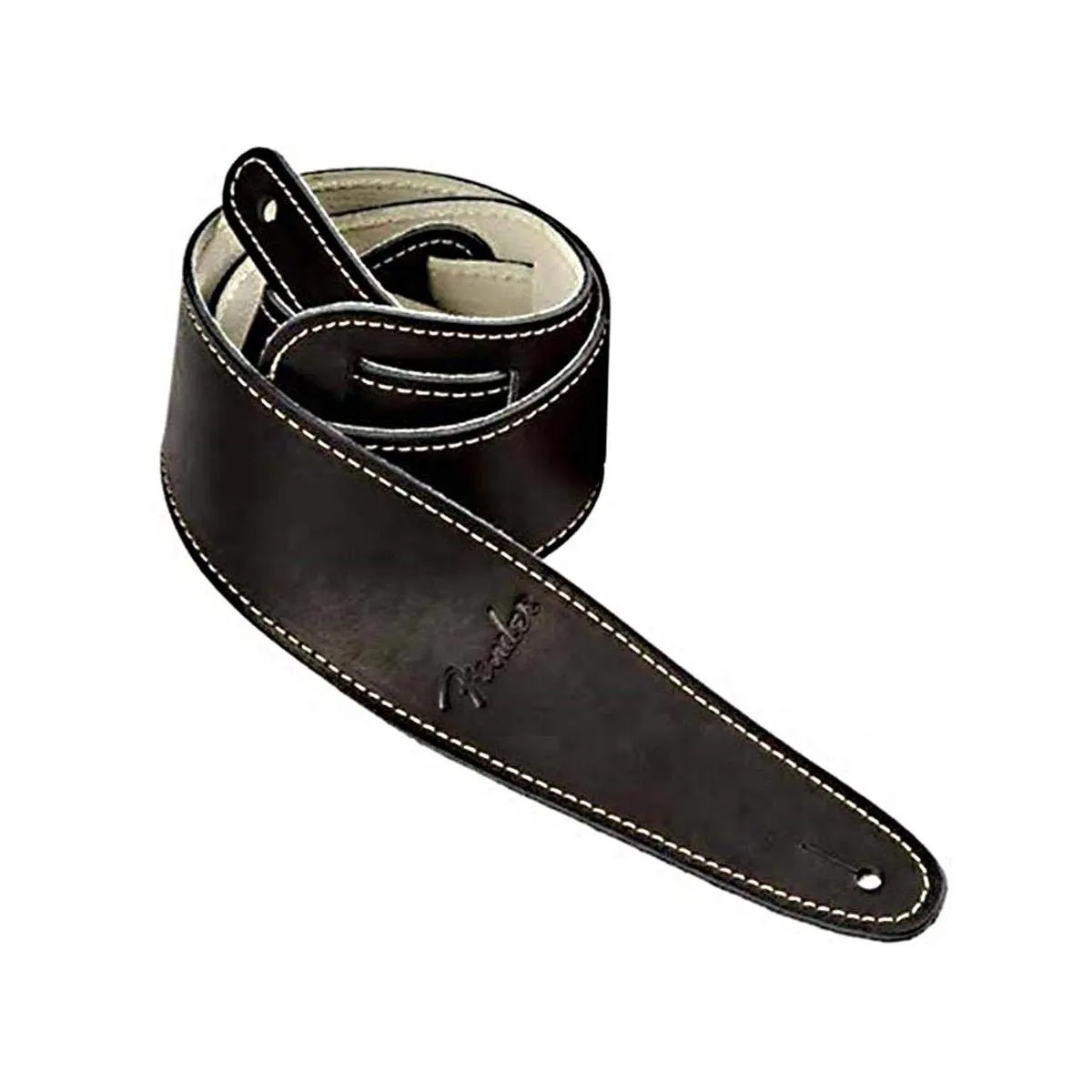 Fender Ball Glove Tracolla Chitarra Pelle Marrone