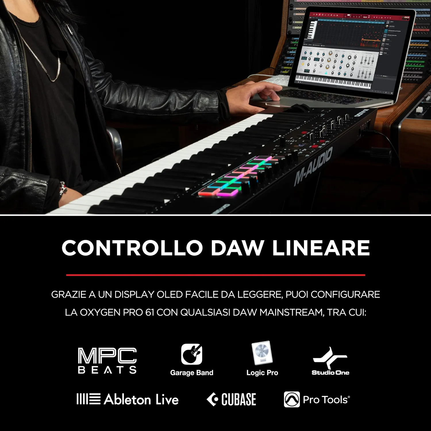 M-Audio Oxygen Pro 61 tastiera MIDI USB 61 tasti