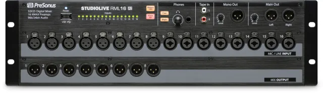 PreSonus StudioLive RML16AI mixer digitale rack 32 canali
