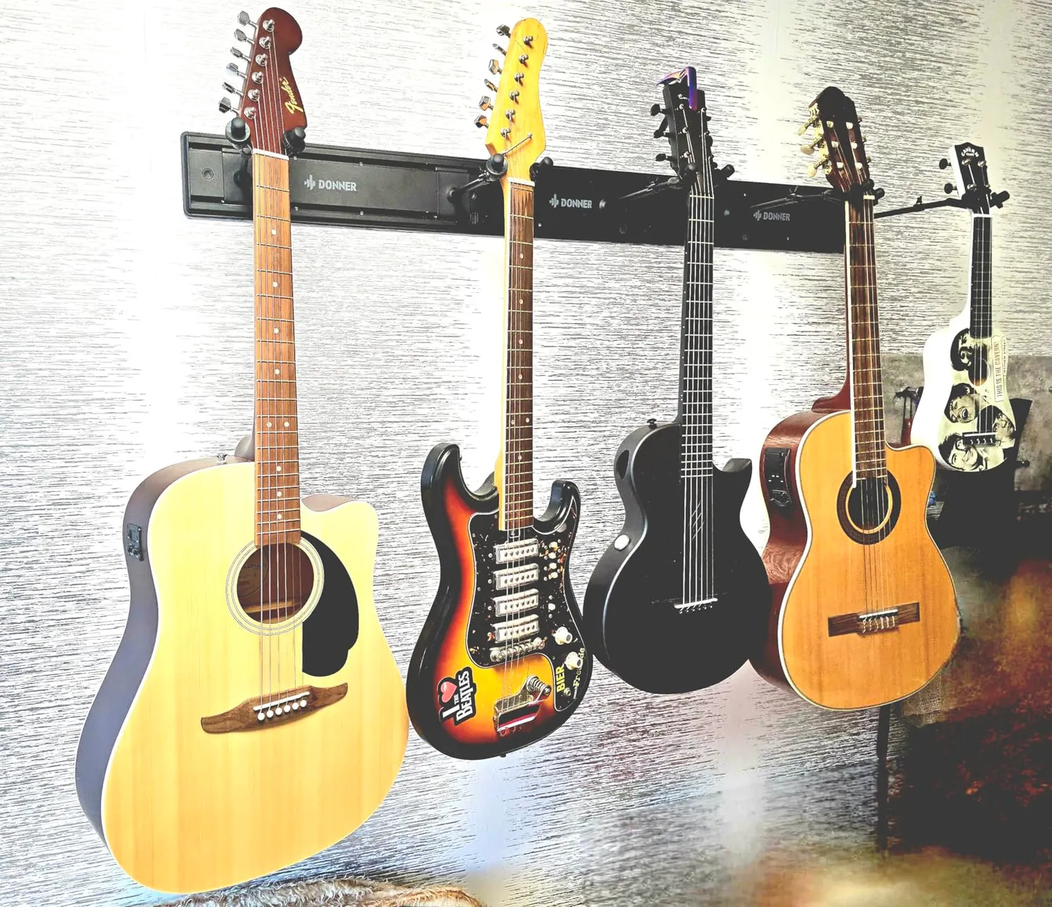 Fender FA610 borsa chitarra acustica dreadnought 10 mm nera