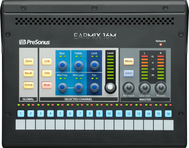 PreSonus EarMix 16M Mixer Monitor Personale AVB