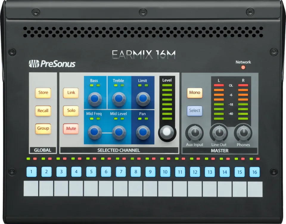 PreSonus EarMix 16M Mixer Monitor Personale AVB