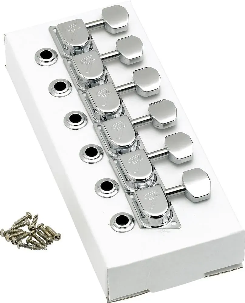 Fender 70's F meccaniche chitarra cromo set 6 14:1