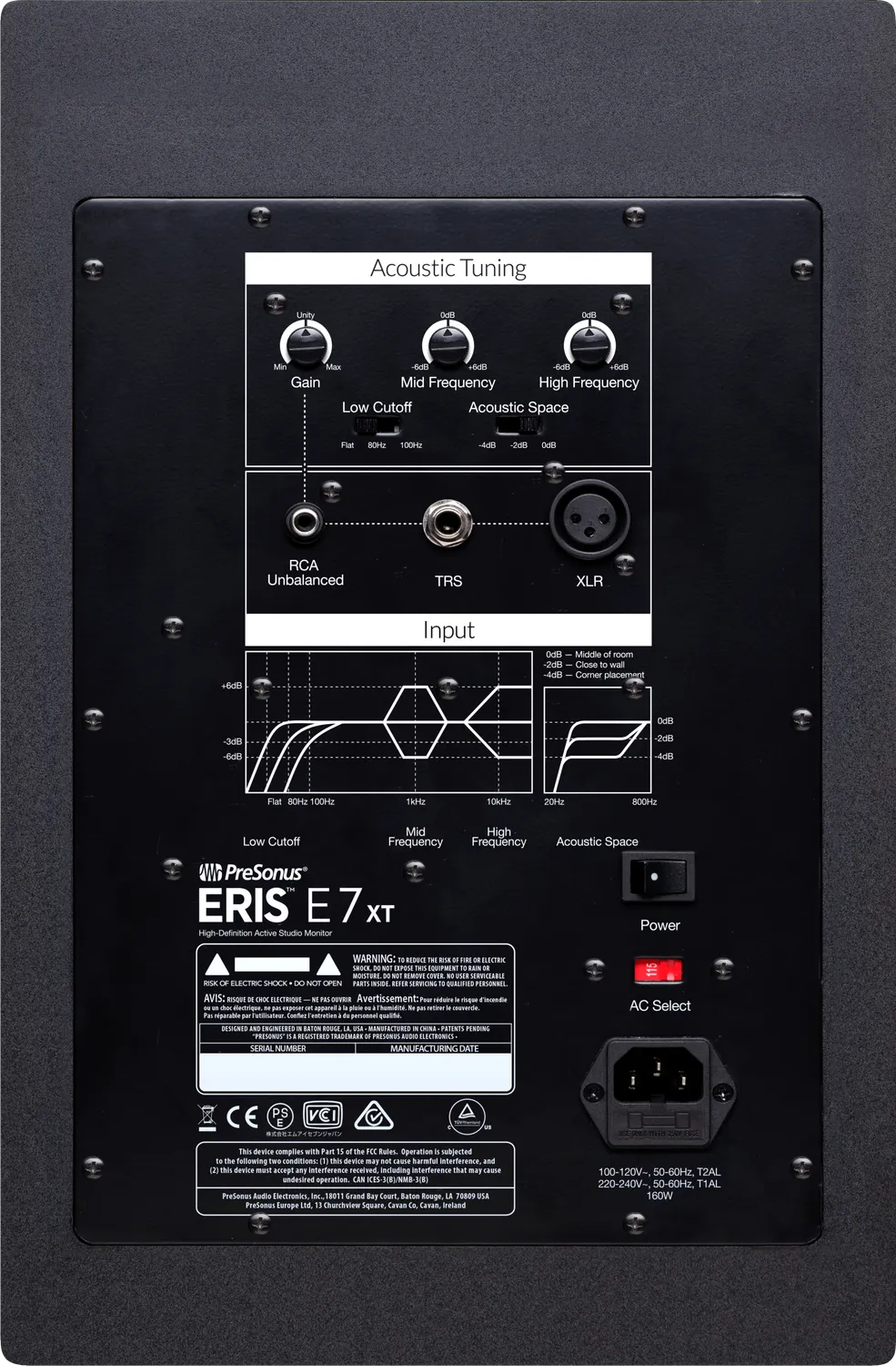 PreSonus Eris E7 XT monitor studio singolo 6,5"
